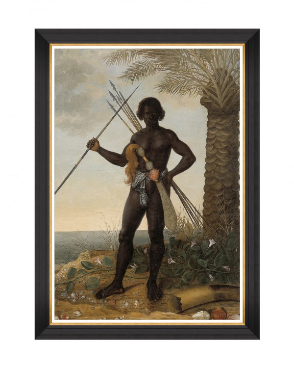 AFRICAN MAN BY ECKHOUT Framed Art
