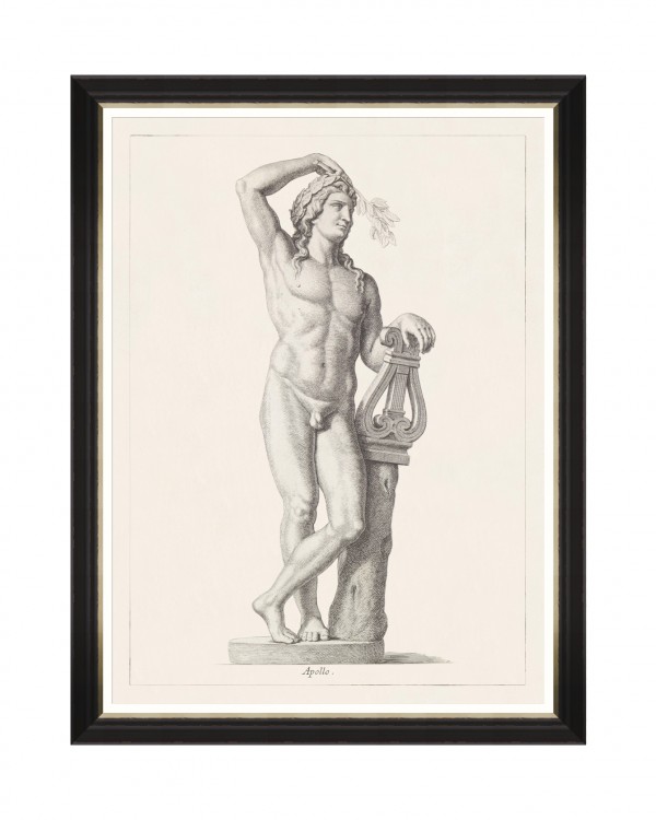 GREEK GODDESS AND GODS - APOLLO Framed Art